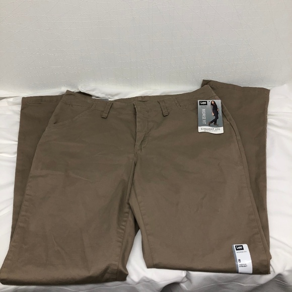 Lee Pants - Lee Midrise Straight Leg Size 8 Medium Pants NEW